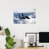 Poster de l'aigle F-15 du 65e Escadron d'agresseur (Bureau à domicile)