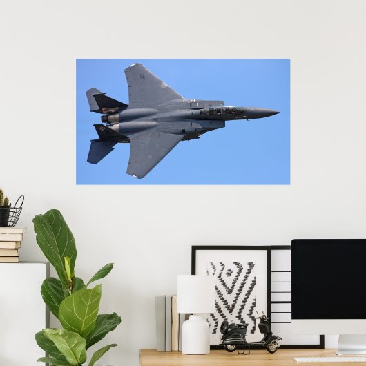 Poster de l'aigle F-15E Strike (Bureau à domicile)