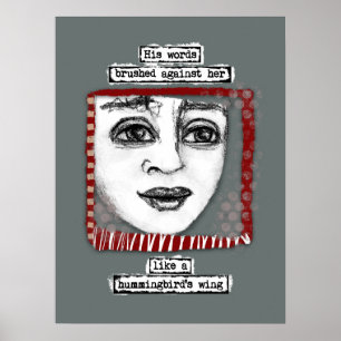 Poster de l'aile de colibri Mur Art