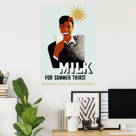 Poster de lait (Bureau à domicile)