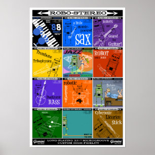 Poster de l'album d'automne du lac ROBO-STEREO