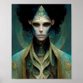 Poster de l'Alien Man Sci-Fi Art (Devant)