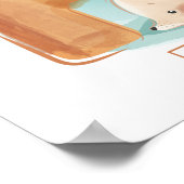 Poster de l'alphabet animal mignon (Coin)