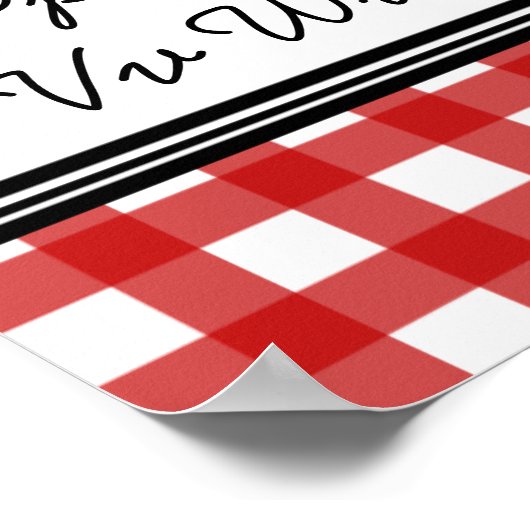 Poster de l'alphabet cursif (Coin)