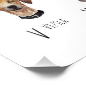 Poster de l'alphabet de chien (Coin)