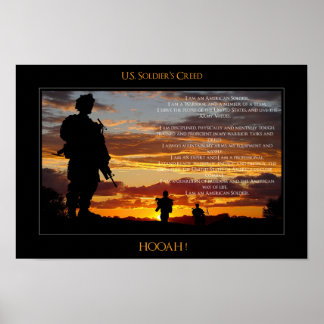 Poster de l'American Soldier's Creed