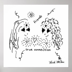 Poster de l'amitié ' True Connection'