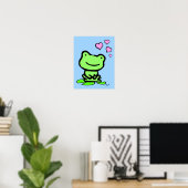 Poster de l'amour de la grenouille (Bureau à domicile)