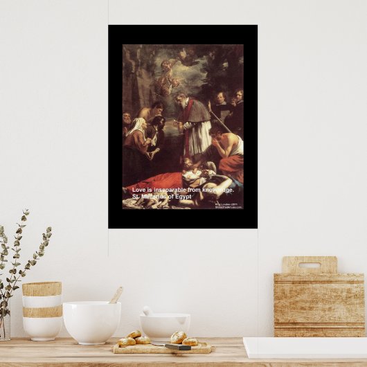 Poster De L'Amour Et Des Connaissances De St Macar (Cuisine)