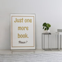 Poster de l'amoureux du livre de déco