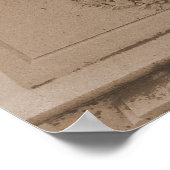 Poster de l'ange de pleurs sépia (Coin)