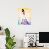 Poster de l'ange de prière (16x20) (Bureau à domicile)