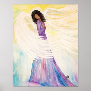 Poster de l'ange de prière (16x20)