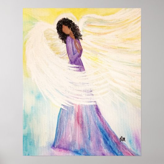 Poster de l'ange de prière (16x20) (Devant)