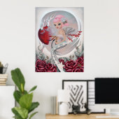 Poster de l'Ange du côté de la route (Bureau à domicile)