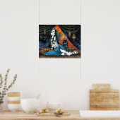 Poster de l'ange fée de Santha Celestial Tribal Sa (Cuisine)