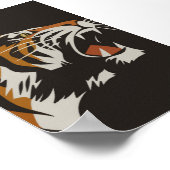 Poster de l'animal Vintage de tigre (Coin)
