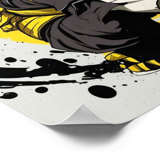 Poster de l'Anime de chat Ninja (Coin)