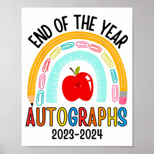 Poster De L'Année Autographes 20232024 Dernier Jour De L'