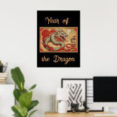 Poster de l'année du dragon (Bureau à domicile)