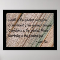 Poster de Lao Tzu Health