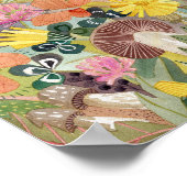 Poster de lapin Brown et de Dandelions (Coin)