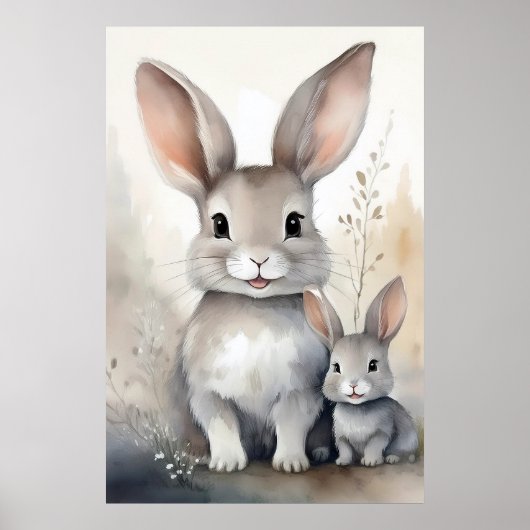 Poster de lapin lapin Imaginaire (Devant)