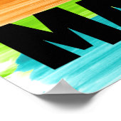 Poster de l'Aquarelle Arc-en-ciel (Coin)