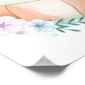 Poster de l'aquarelle Cute Fox (Coin)