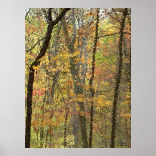 Poster de l'aquarelle d'automne (Devant)