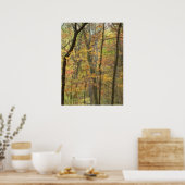 Poster de l'aquarelle d'automne (Cuisine)