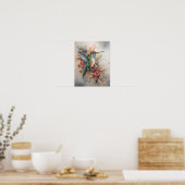 Poster de l'Aquarelle de colibri (Cuisine)