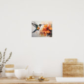 Poster de l'Aquarelle de colibri (Cuisine)