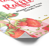 Poster de l'aquarelle douce Berry Diaper Raffle (Coin)