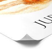 Poster de l'aquarelle Jupiter Planet (Coin)