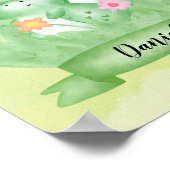 Poster de l'aquarelle mignonne Baby Dragon (Coin)