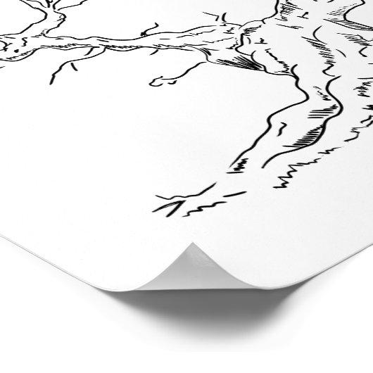 Poster de l'arbre à empreintes digitales (Coin)