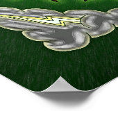 Poster de l'Arbre Celtique Cercle de Vie Imprimer (Coin)