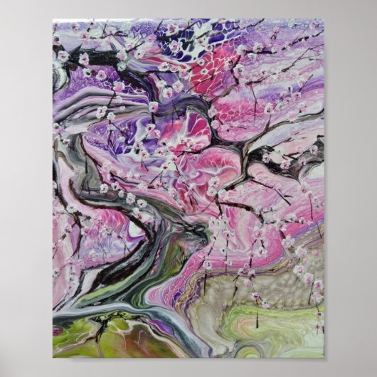 Poster de l'arbre Cherry Blossom (Devant)