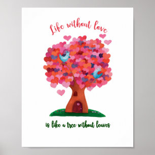 Poster de l'arbre d'amour