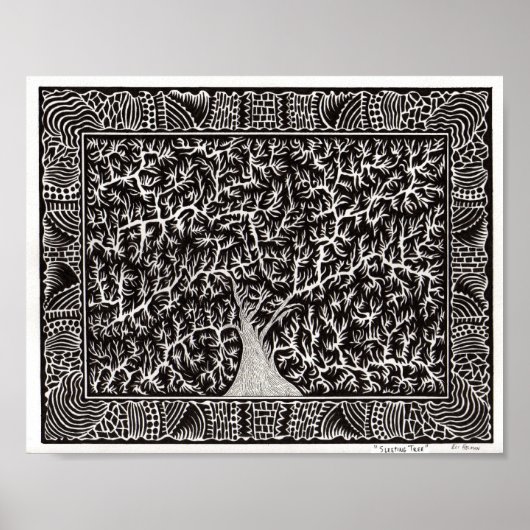 Poster de l'arbre de couchage (Devant)