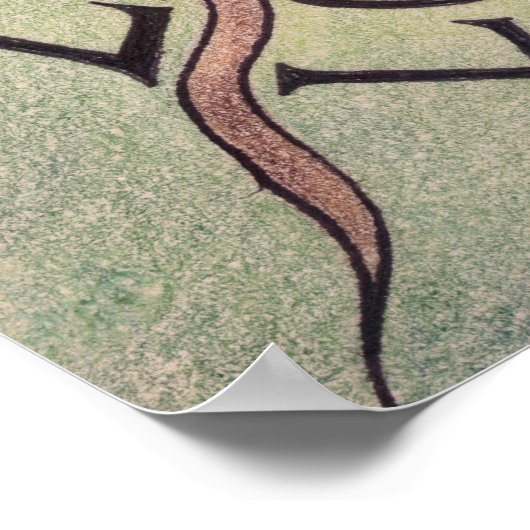 Poster de l'arbre de Gratitude Imprimer (Coin)