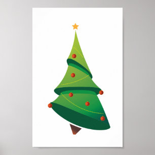 Poster de l'arbre de Noël