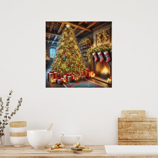 Poster de l'arbre de Noël (Cuisine)