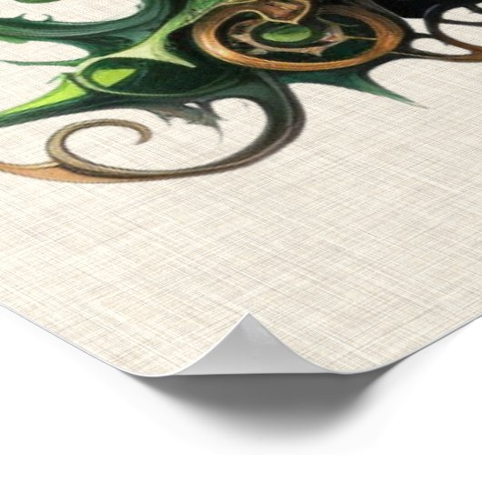 Poster de l'arbre de Noël Steampunk (Coin)