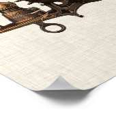 Poster de l'arbre de Noël Steampunk (Coin)