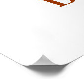 Poster de l'arbre de signature mariage - Natural F (Coin)