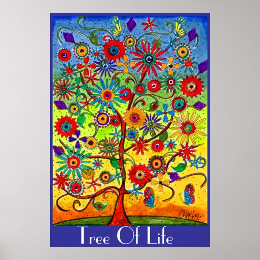 Poster de l'arbre de vie (Devant)