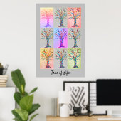 Poster de l'arbre de vie (Bureau à domicile)
