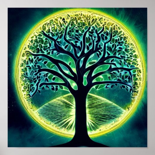 Poster de l'arbre de vie ressuscité (Devant)
